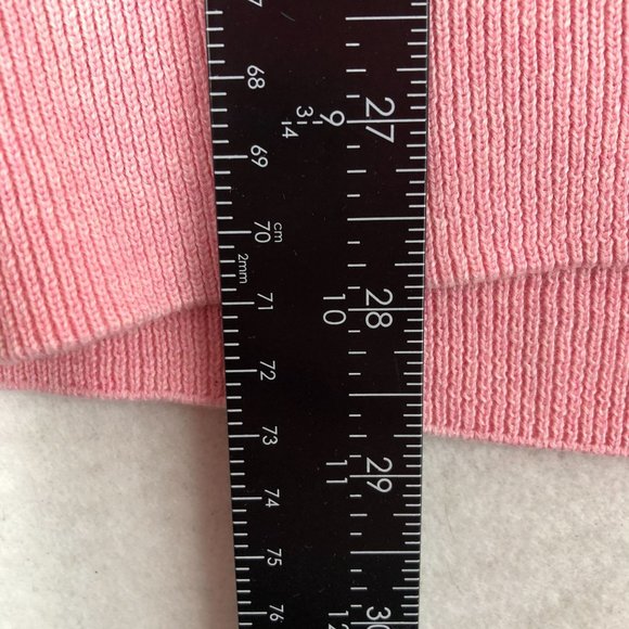 GANT NWT Men's Size X-Large Light Pink Melange Lightweight V-Neck Knit Sweater - Picture 6 of 11